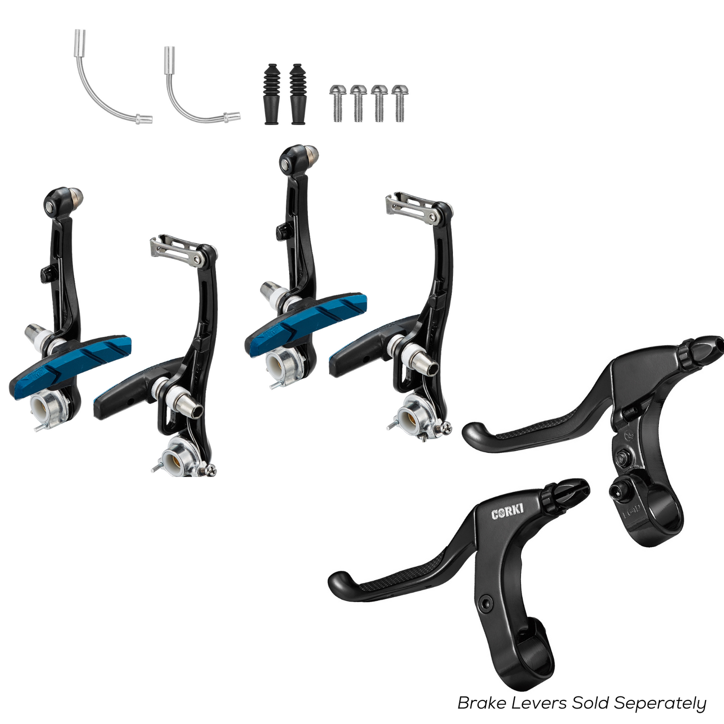 Front & Rear MTB V-Brake Set - Corki Cycles