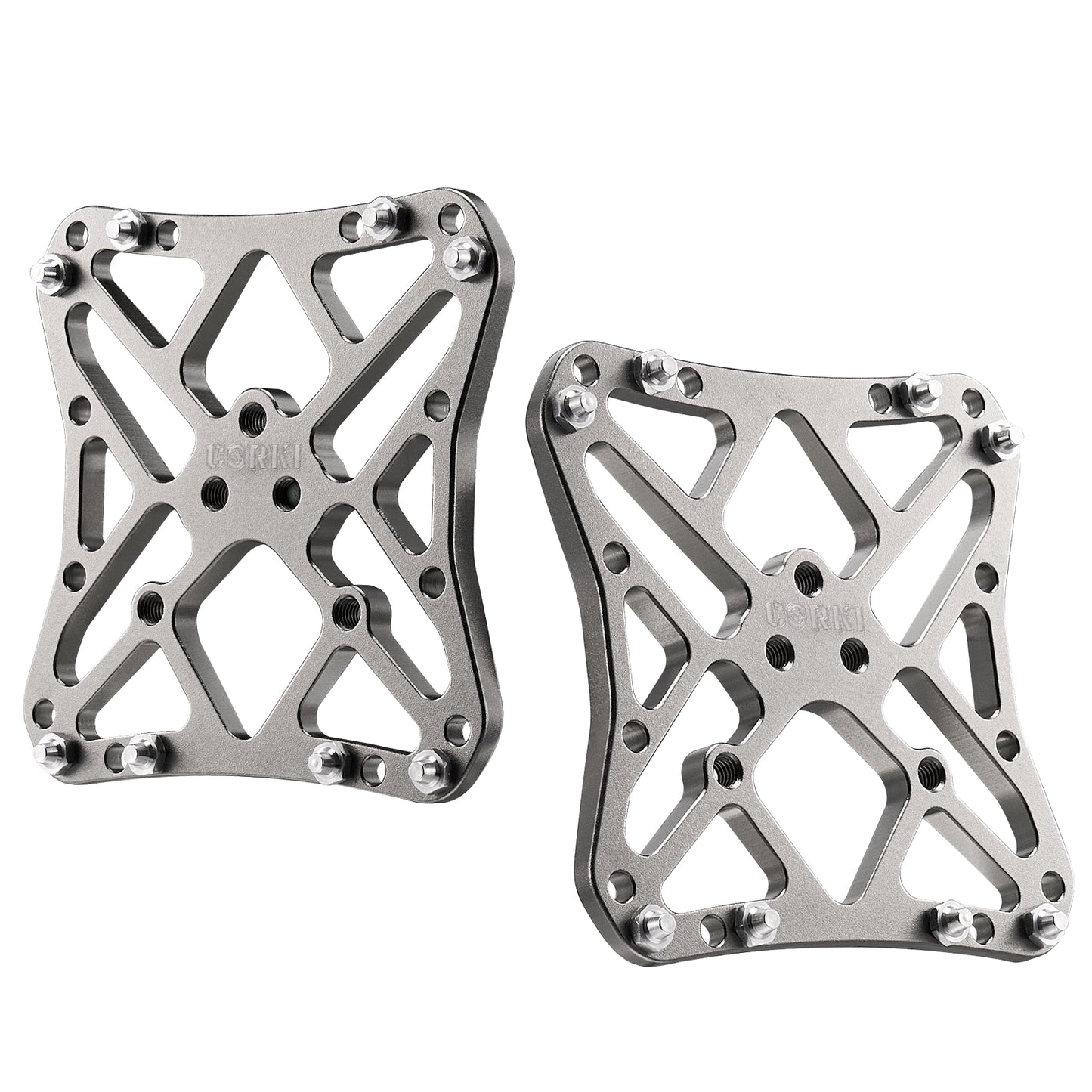 Clipless Wide Platform Adapter Flat Pedals - Corki Cycles