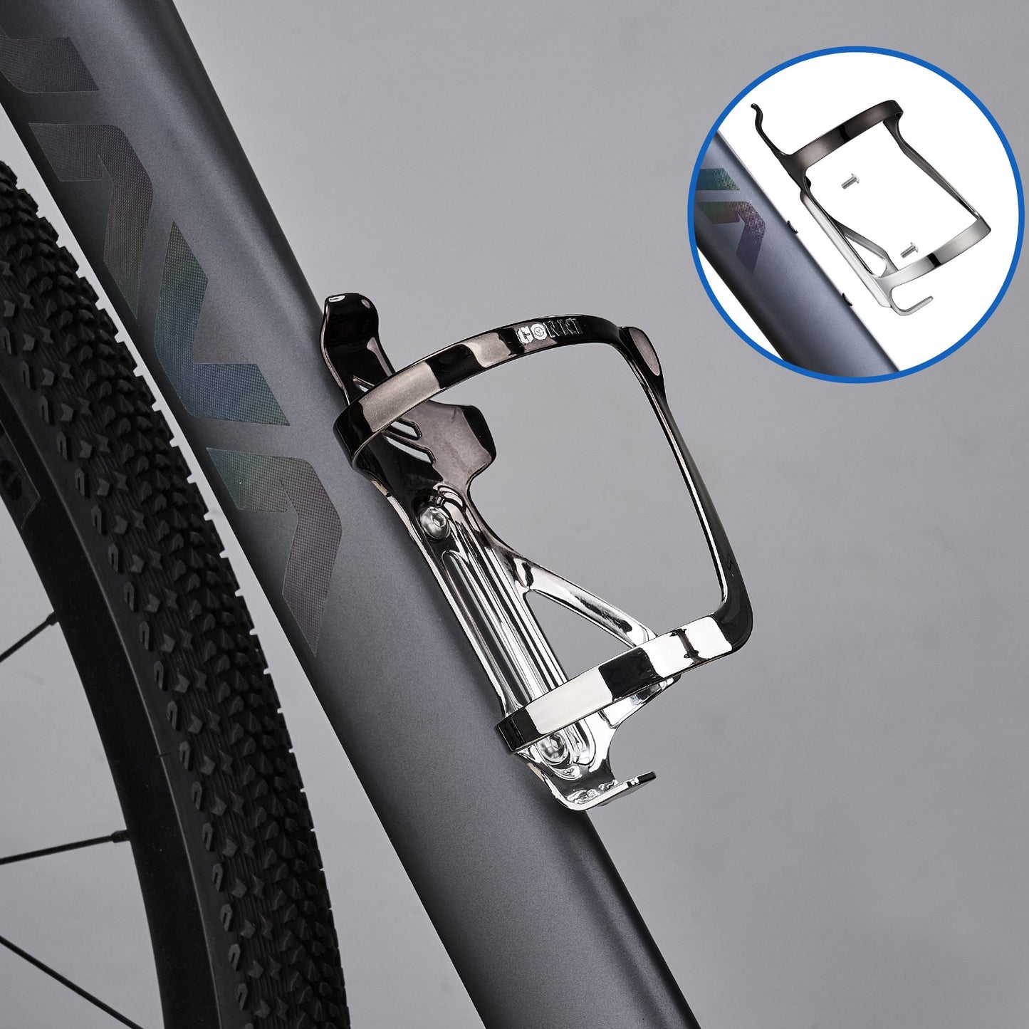 Aluminum Bicycle Water Bottle Cage - Right Side Cage - Corki Cycles