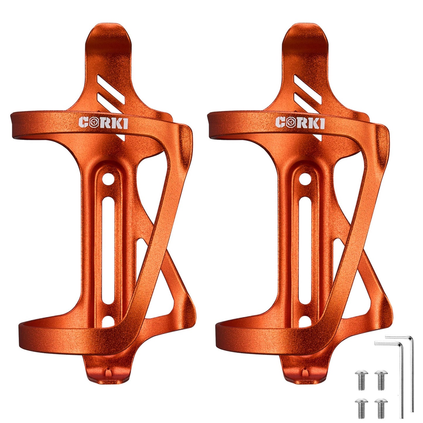 Aluminum Bicycle Water Bottle Cage - Right Side Cage - Corki Cycles