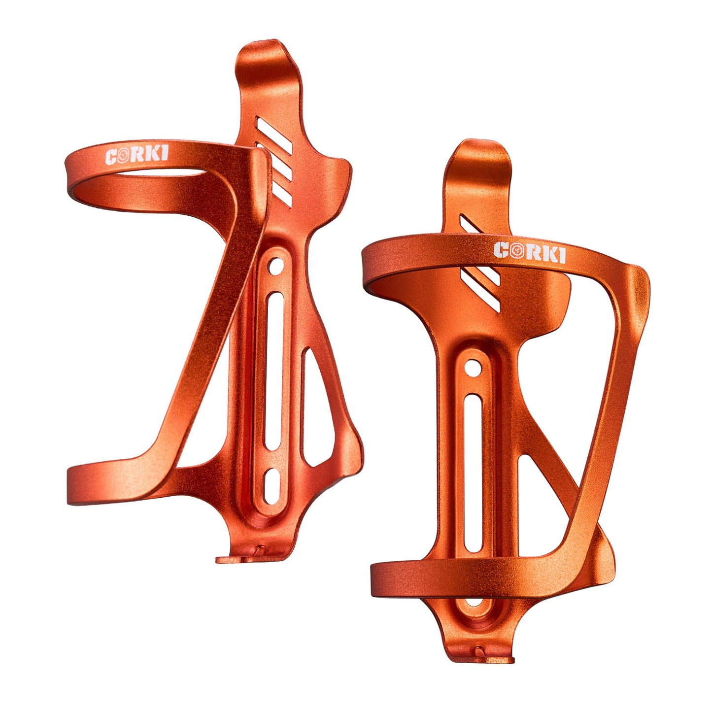 Aluminum Bicycle Water Bottle Cage - Right Side Cage - Corki Cycles