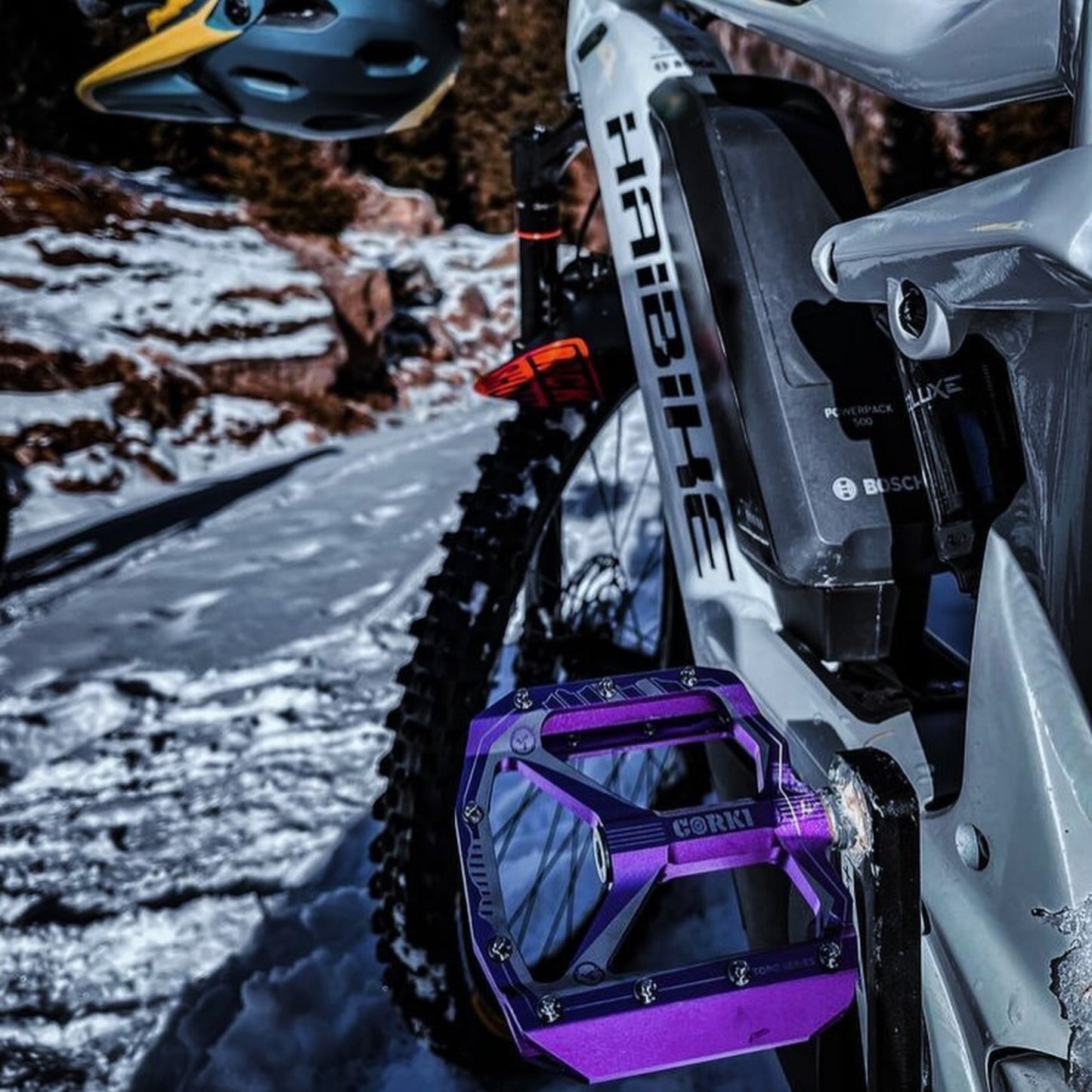 TOPO Extra Large Flat Platform Mountain Bike Pedals - Corki Cycles