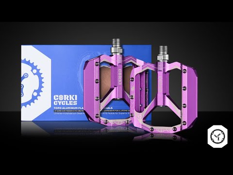 Load and play video in Gallery viewer, TOPO Extra Large Flat Platform Mountain Bike Pedals