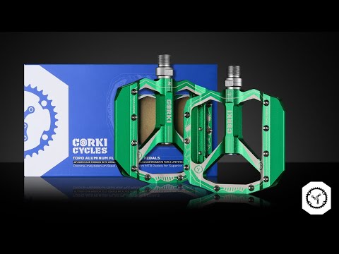 Load and play video in Gallery viewer, TOPO Extra Large Flat Platform Mountain Bike Pedals