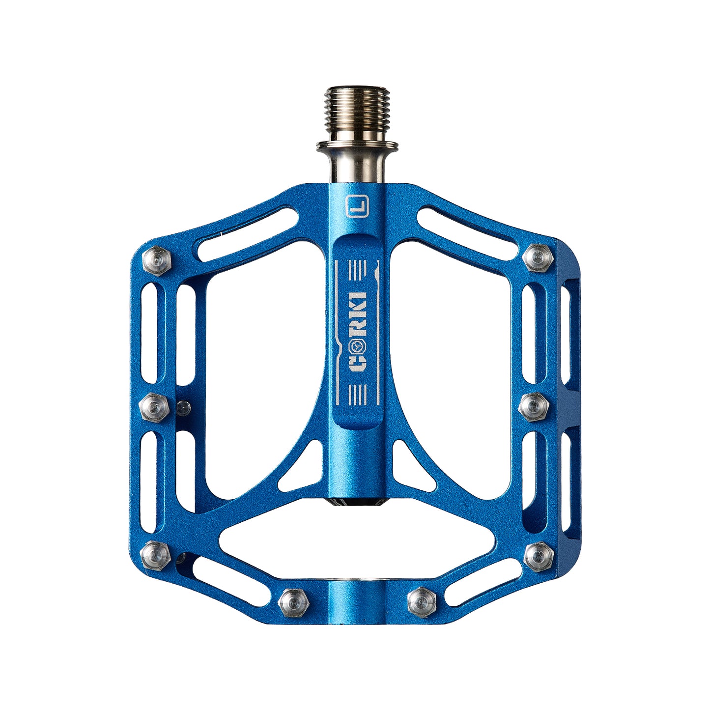 TOPO Titanium Flat Platform Mountain Bike Pedals - Corki Cycles