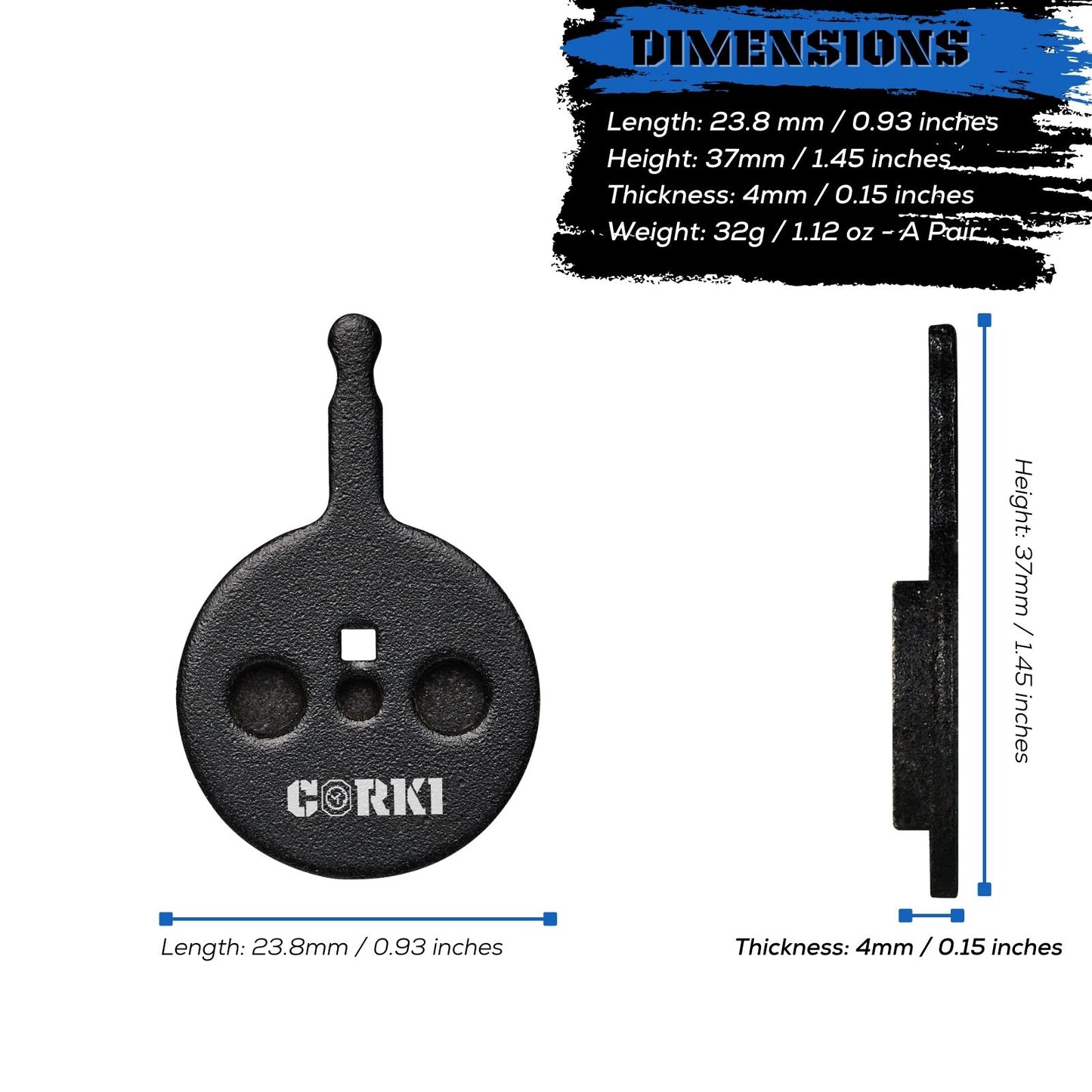 Avid Mechanical BB5 Disc Brake Pads - Corki Cycles