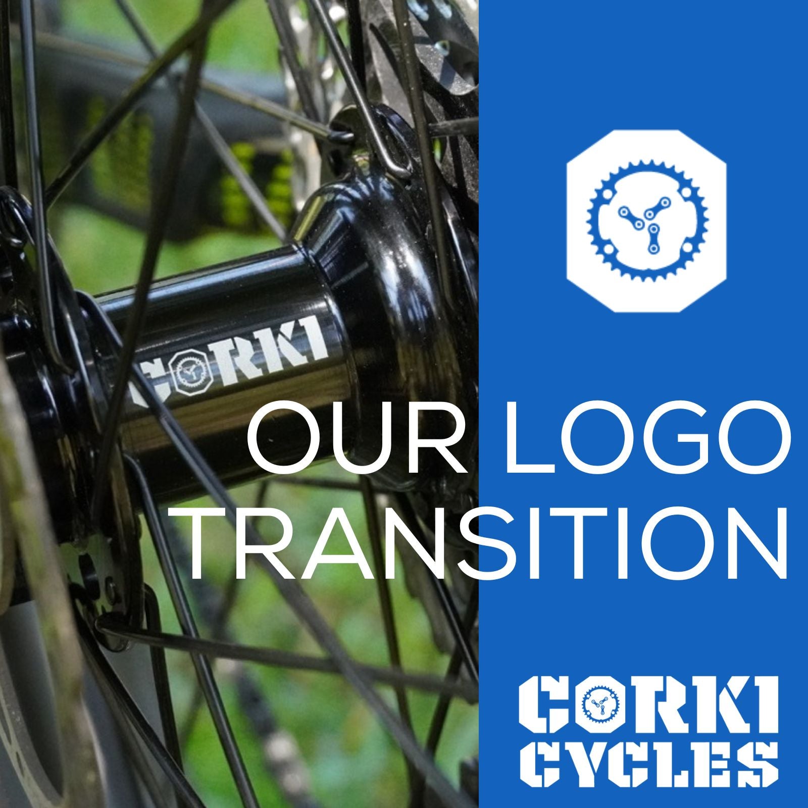 Our Bicycle Companies Logo Transition Corki Cycles