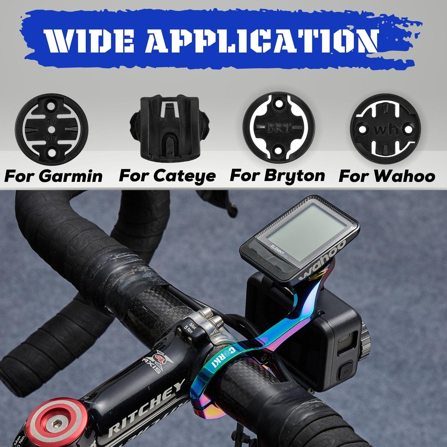 Action Bicycle Garmin Cycling Computer Out-Front Bike Computer