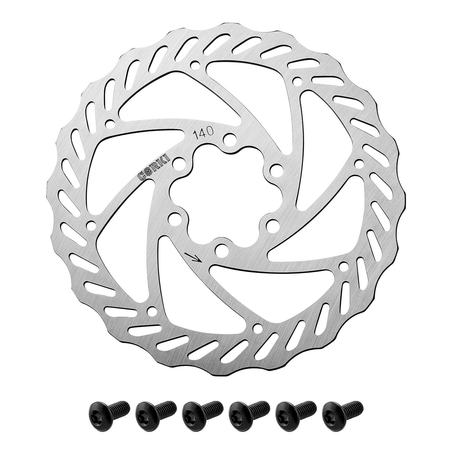 MTB/Road Disc Brake Rotor Square Design 6-Bolts - Corki Cycles
