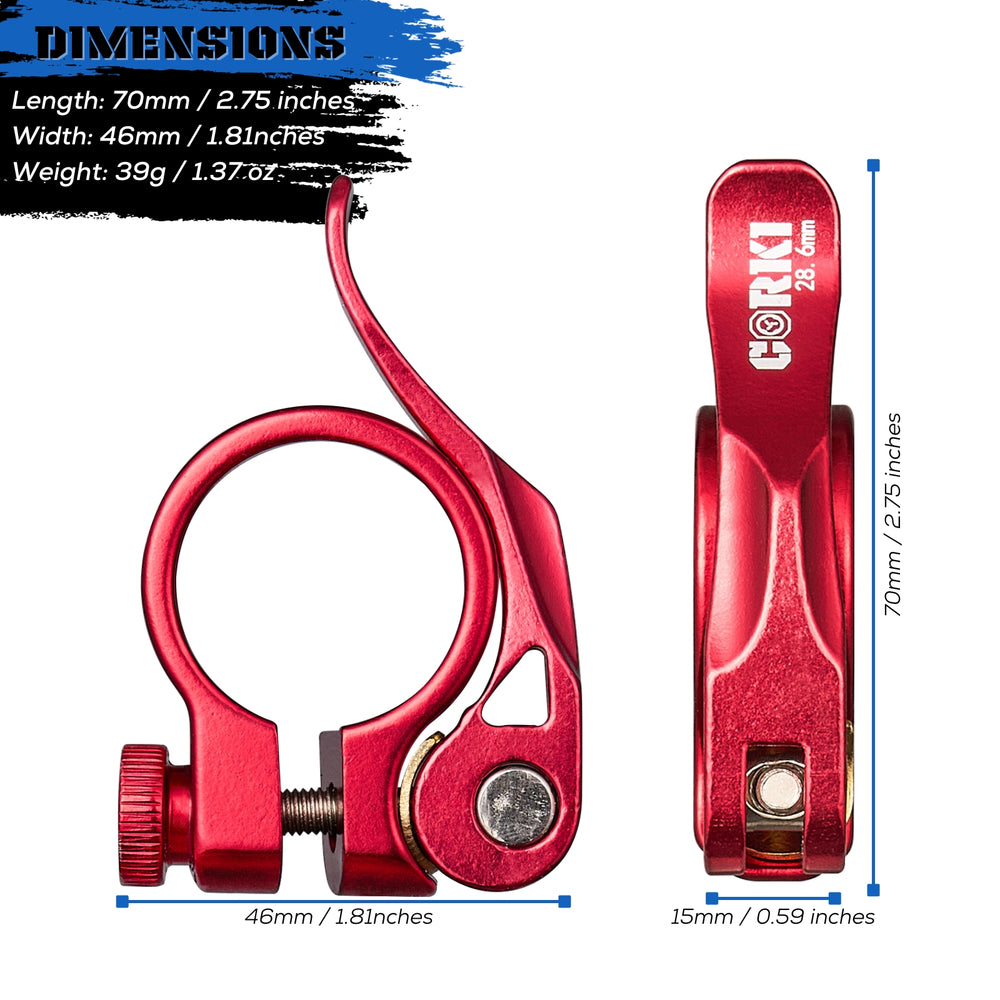 Adjustable Quick Release Seatpost Clamp - Corki Cycles