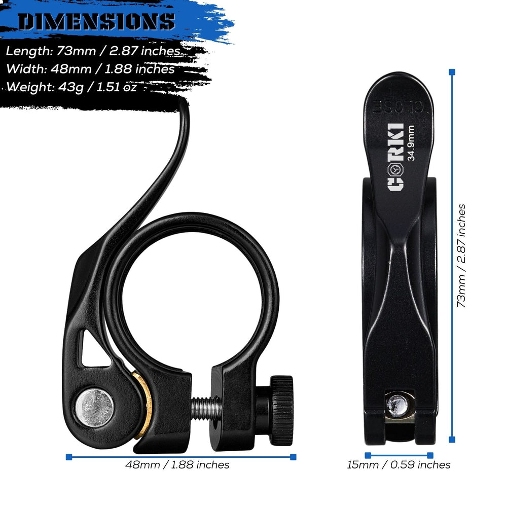 Adjustable Quick Release Seatpost Clamp - Corki Cycles