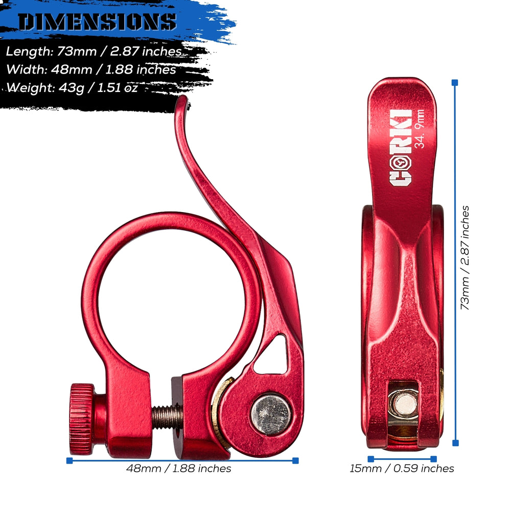 Adjustable Quick Release Seatpost Clamp - Corki Cycles