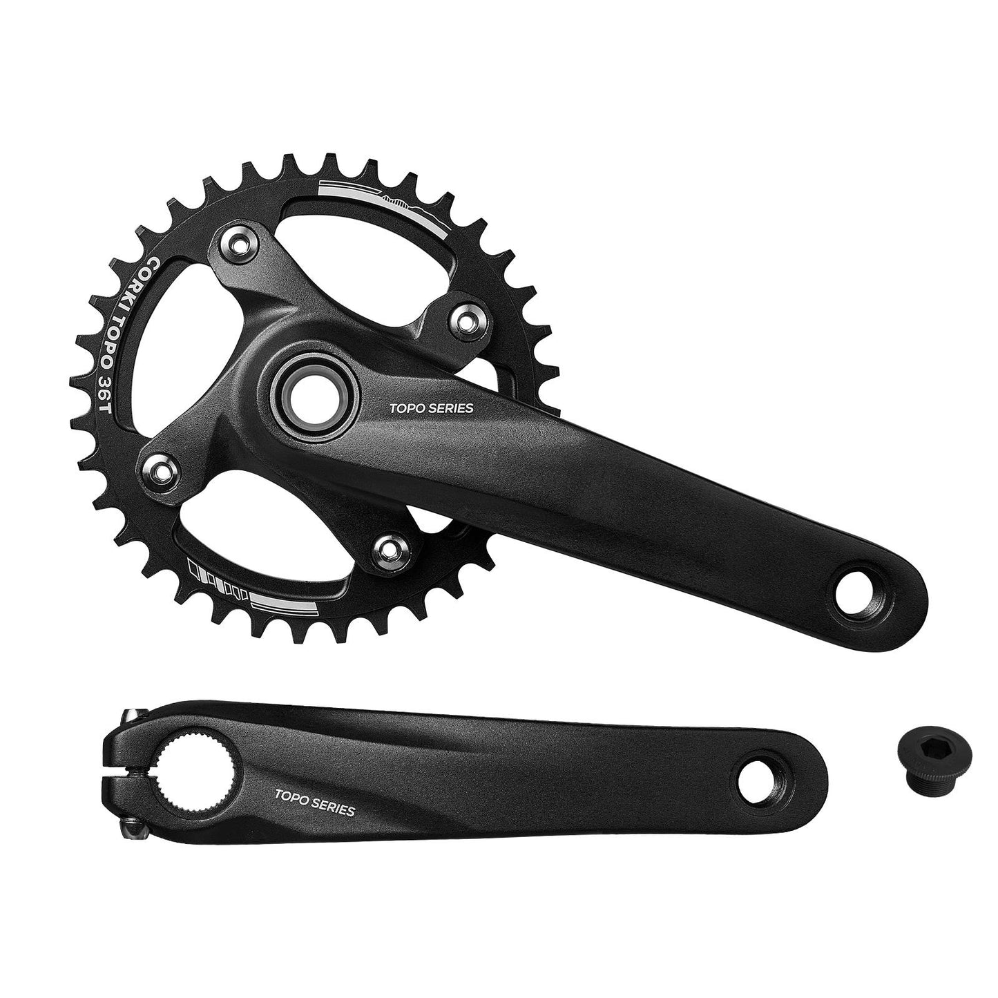 
                  
                    TOPO 170mm Complete Crankset - 32T/34T/36T/38T - Corki Cycles
                  
                
