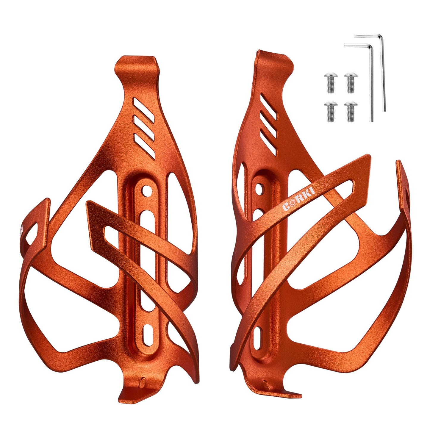 
                  
                    Aluminum Bicycle Water Bottle Cage - Center Cage Entry - Corki Cycles
                  
                