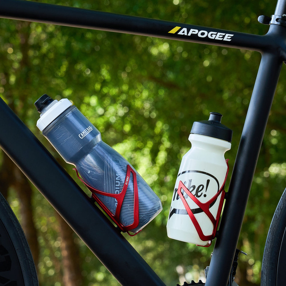 
                  
                    Aluminum Bicycle Water Bottle Cage - Center Cage Entry - Corki Cycles
                  
                