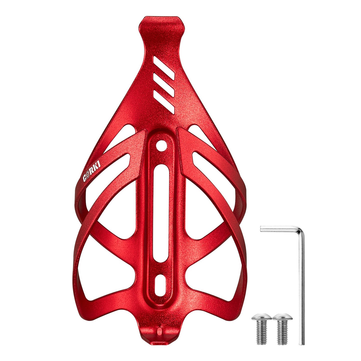 
                  
                    Aluminum Bicycle Water Bottle Cage - Center Cage Entry - Corki Cycles
                  
                