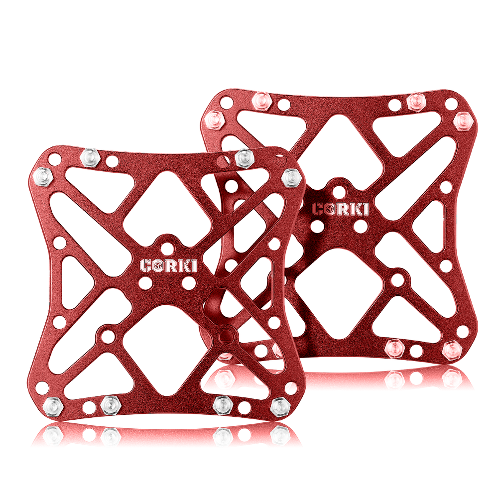 clip flat pedals Clipless Wide Platform Adapter Flat Pedals