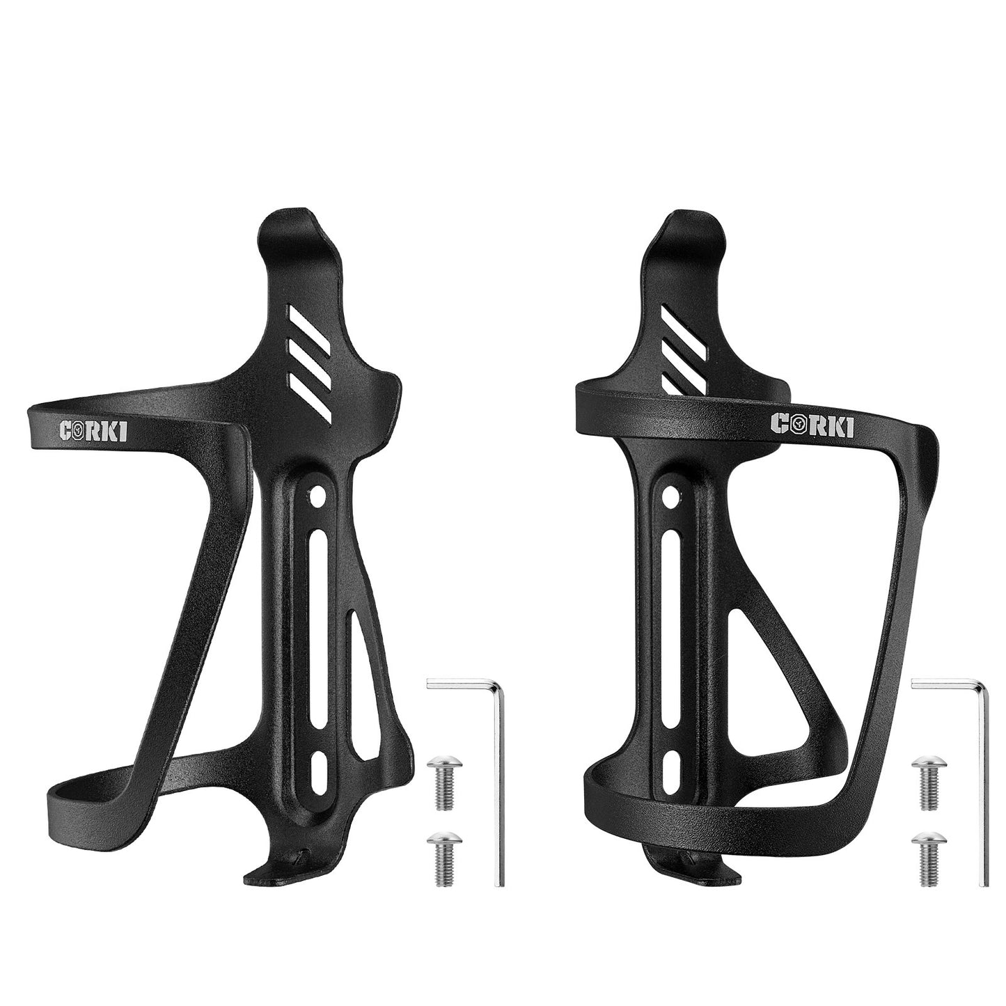 
                  
                    Aluminum Bicycle Water Bottle Cage - Right Side Cage - Corki Cycles
                  
                