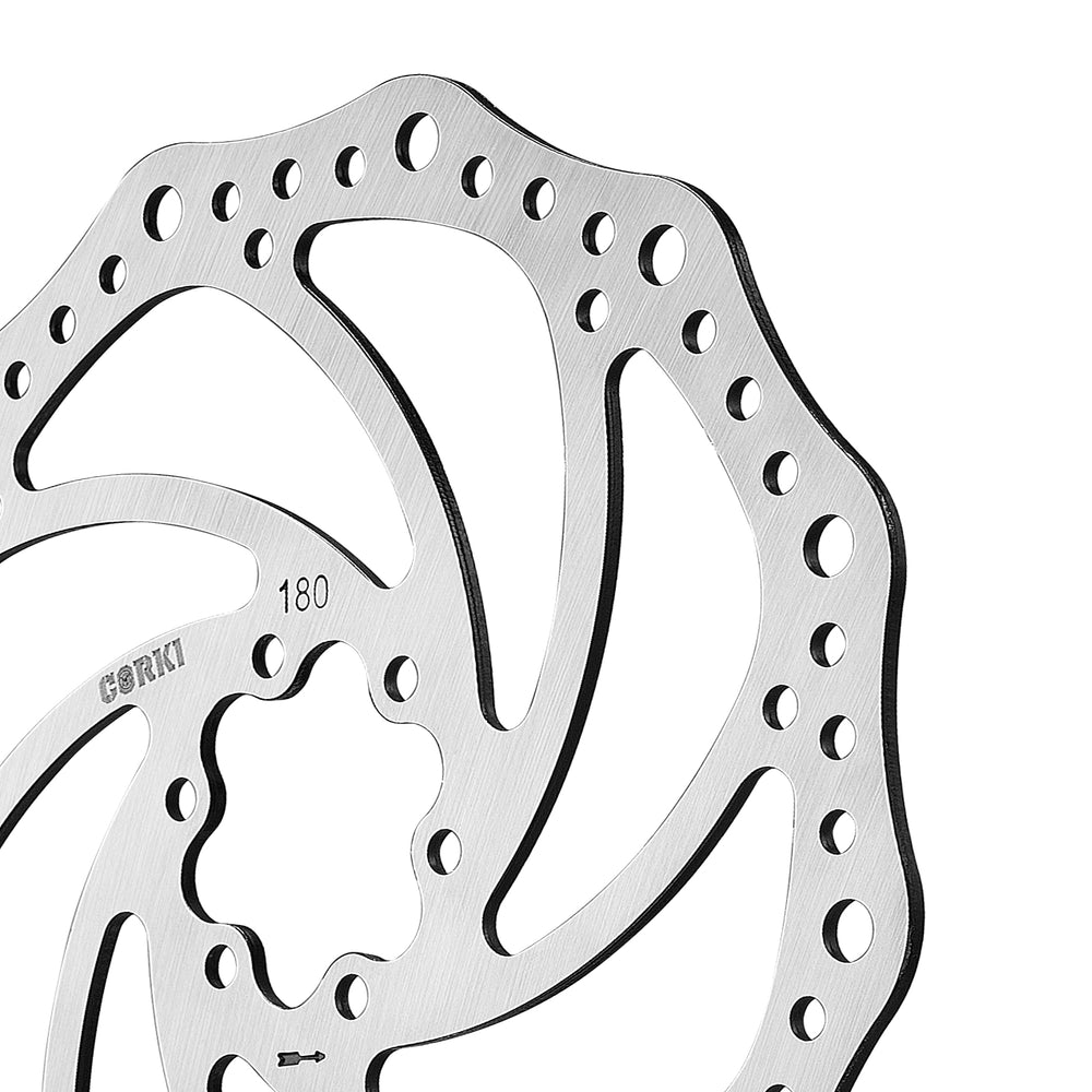 
                  
                    MTB/Road Disc Brake Rotor Round Design 6-Bolts - Corki Cycles
                  
                