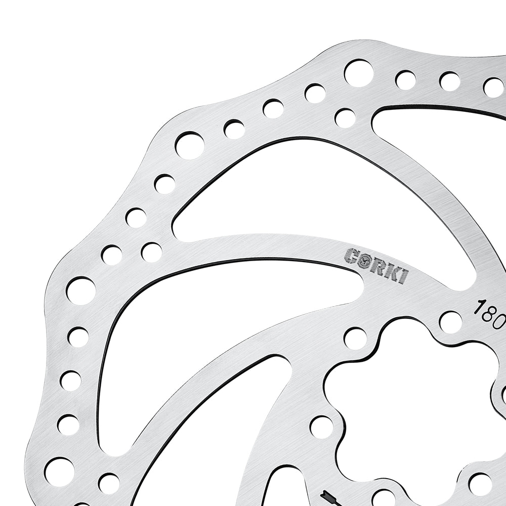 
                  
                    MTB/Road Disc Brake Rotor Round Design 6-Bolts - Corki Cycles
                  
                
