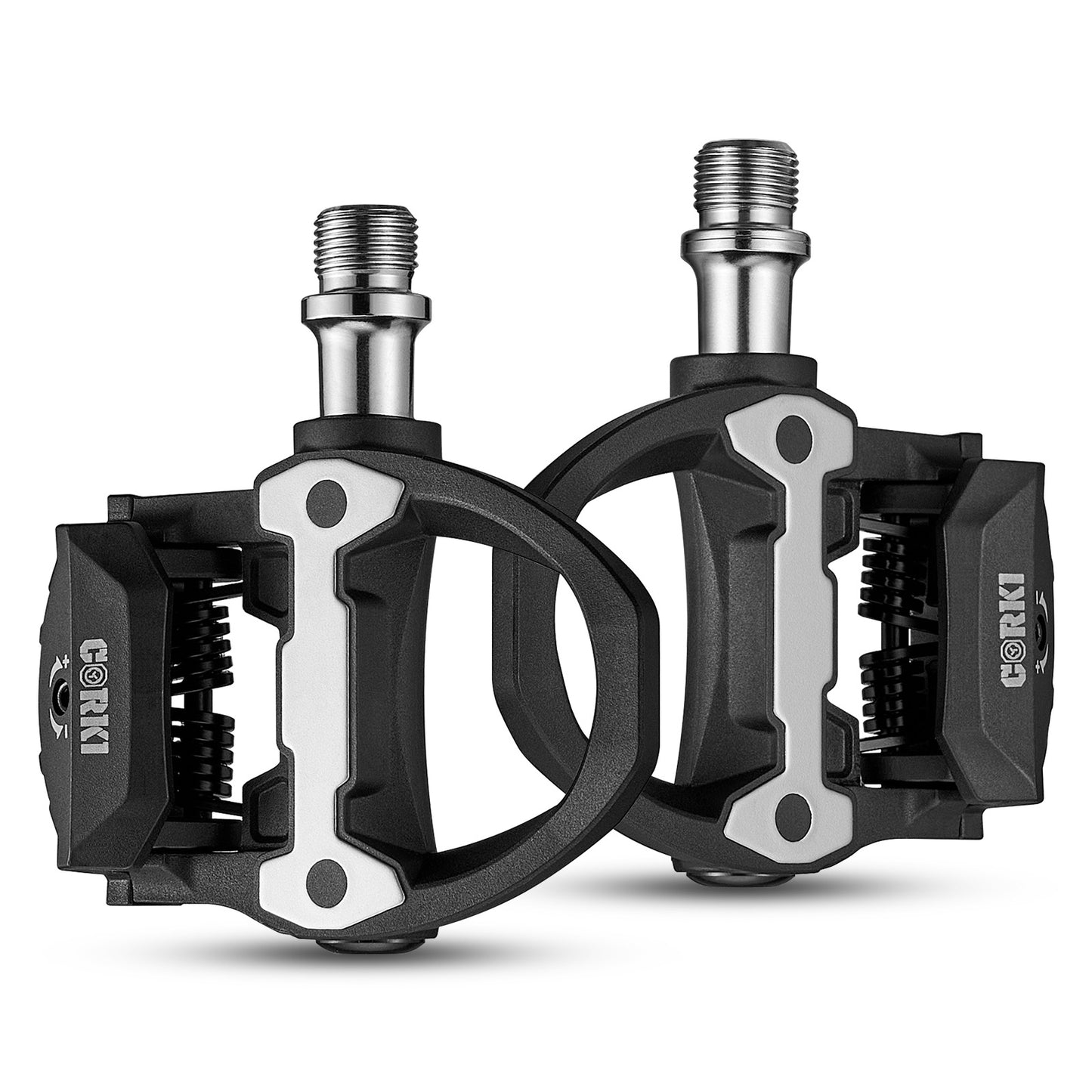 Peloton Toe Cages Dual Platform SPD Pedal Clipless Pedals 9/16