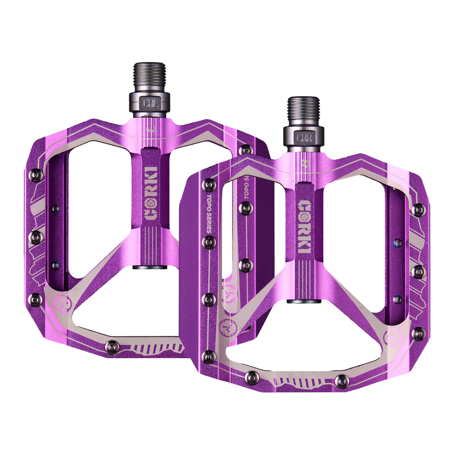 TOPO Extra Large Flat Platform Mountain Bike Pedals Corki Cycles