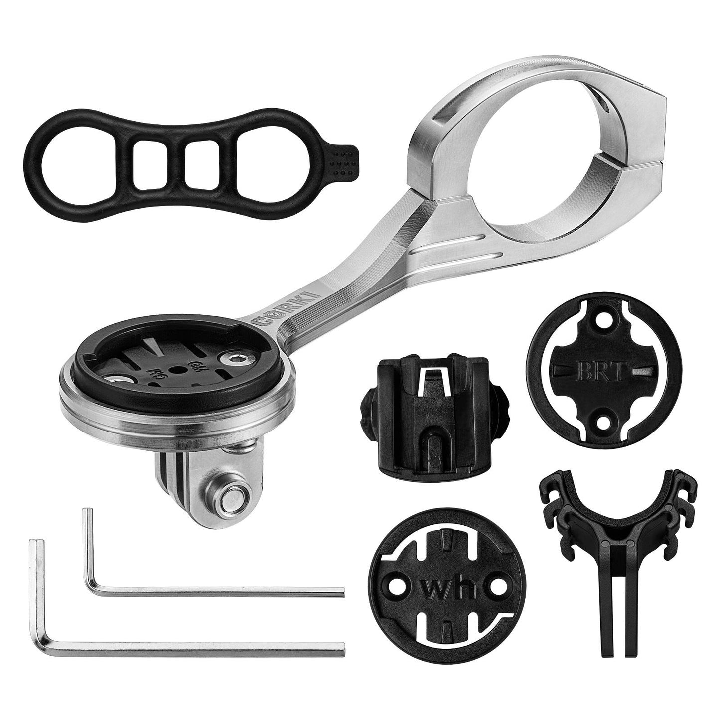 Titanium Out Front Computer Mounts Titanium Out Front Bicycle Computer Mount | Corki Cycles
