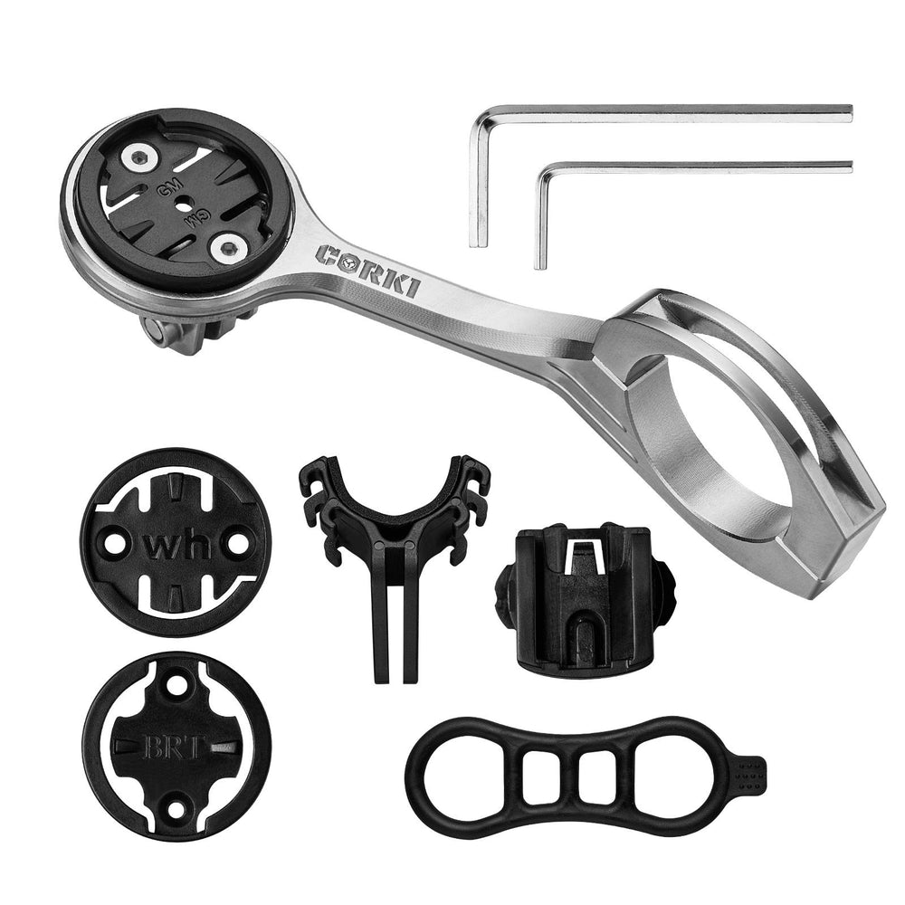 Titanium Out Front Computer Mounts Titanium Out Front Bicycle Computer Mount | Corki Cycles