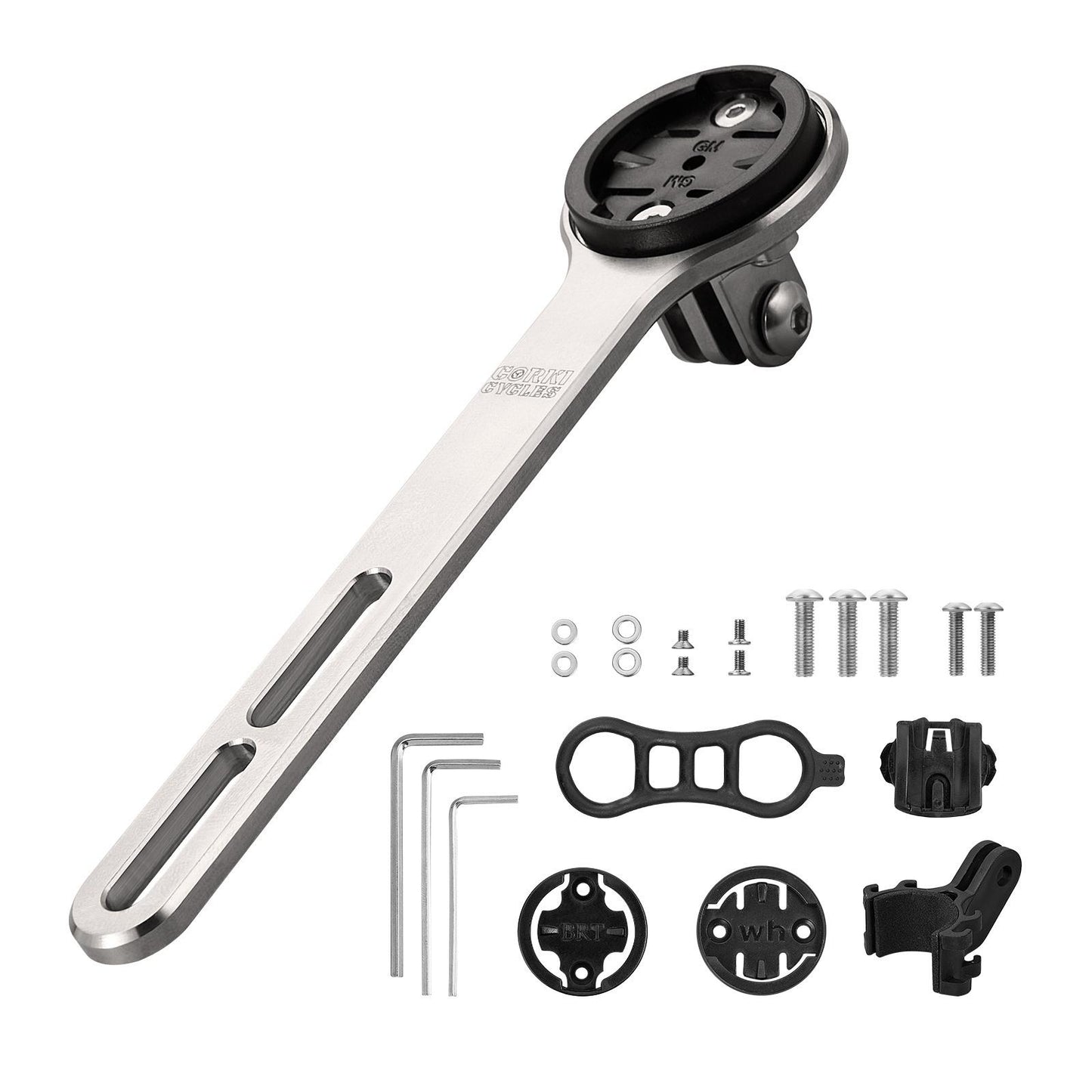 Titanium Out Front Computer Mounts Road Bike Handlebar Underside Titanium Out Front Cycle Computer Mount ...