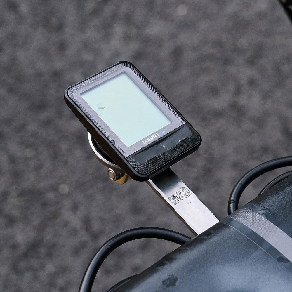 kleinster fahrradcomputer Road Bike Handlebar Underside Titanium Out Front Cycle Computer Mount