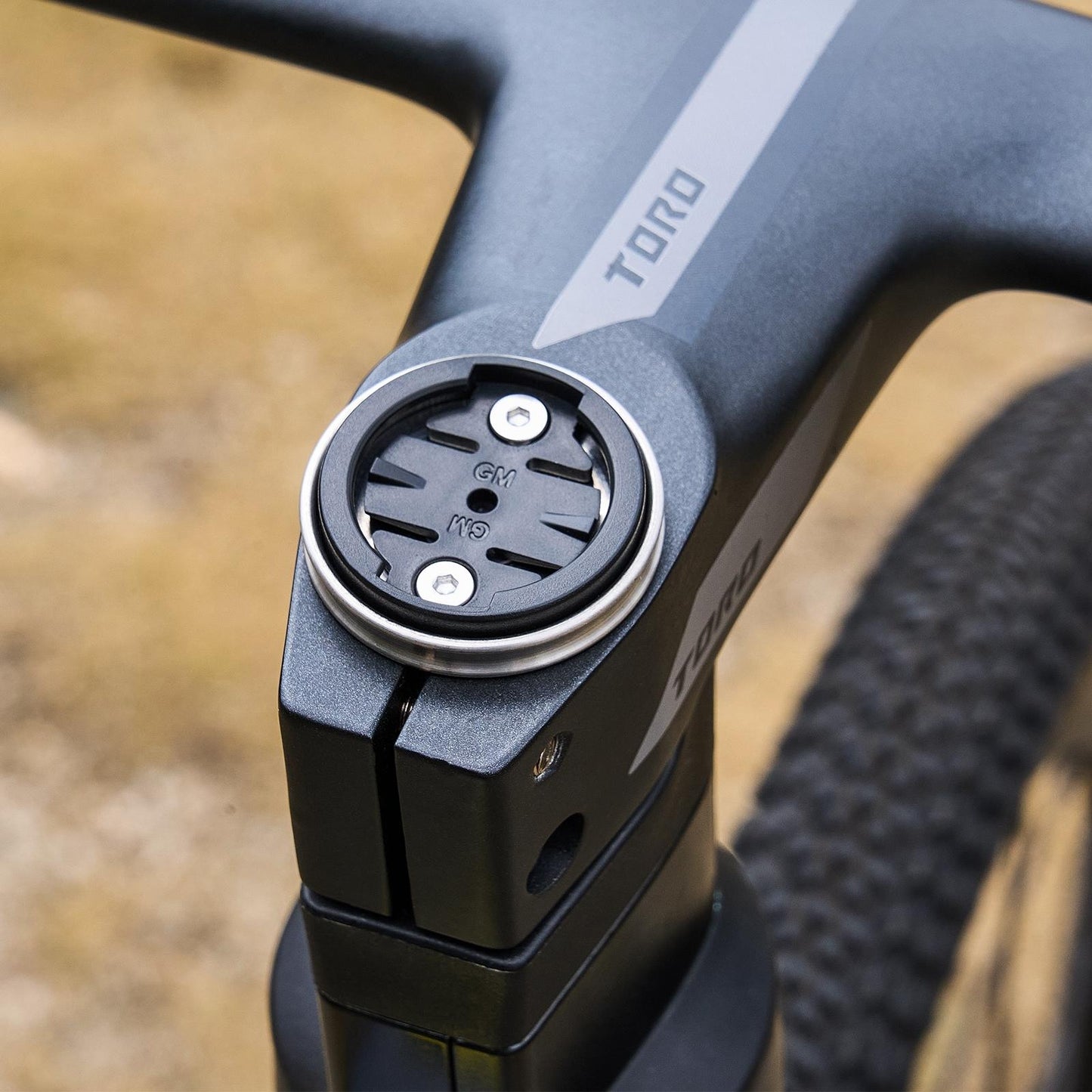 Titanium Out Front Computer Mounts Titanium Stem Headset Top Cap Bike Computer Mount | Corki Cycles
