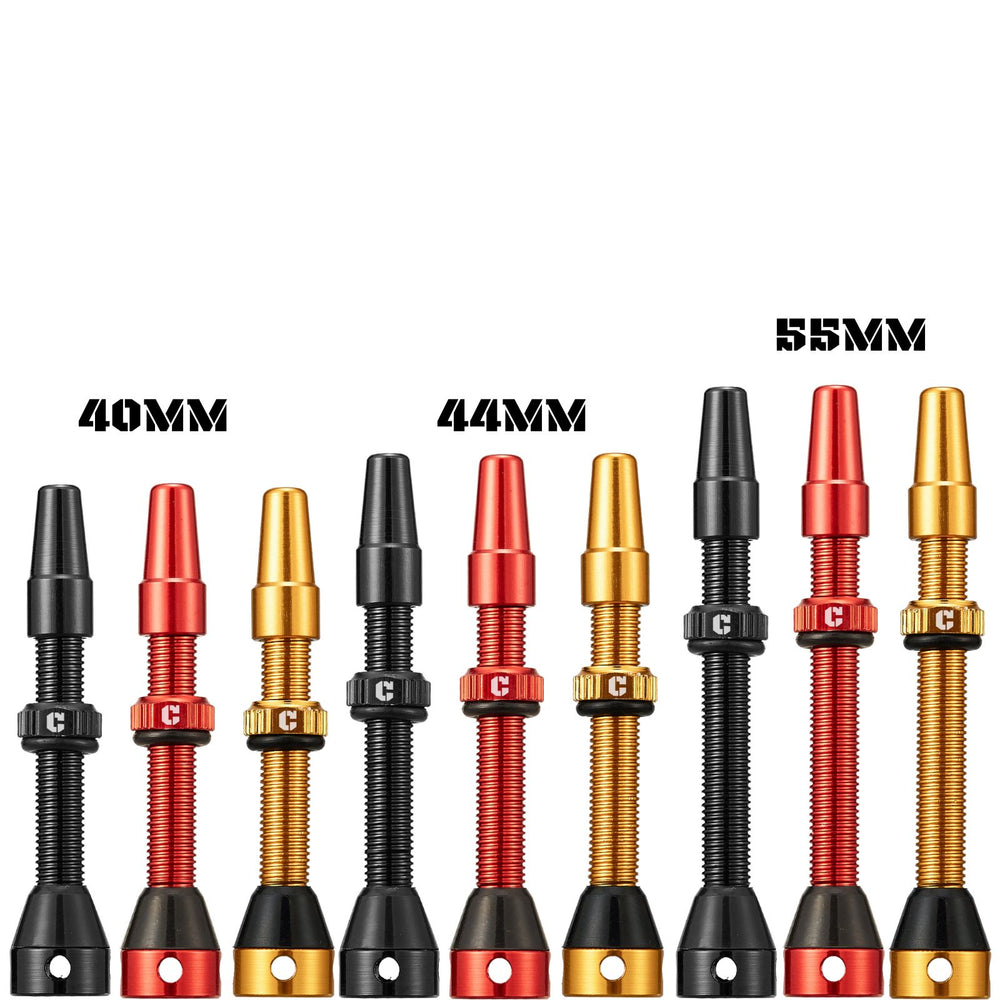 Tubeless Presta Valve Stem 2-Pack - 40mm/44mm/55mm With Valve Core and 2PCS Removal Tool - Corki Cycles