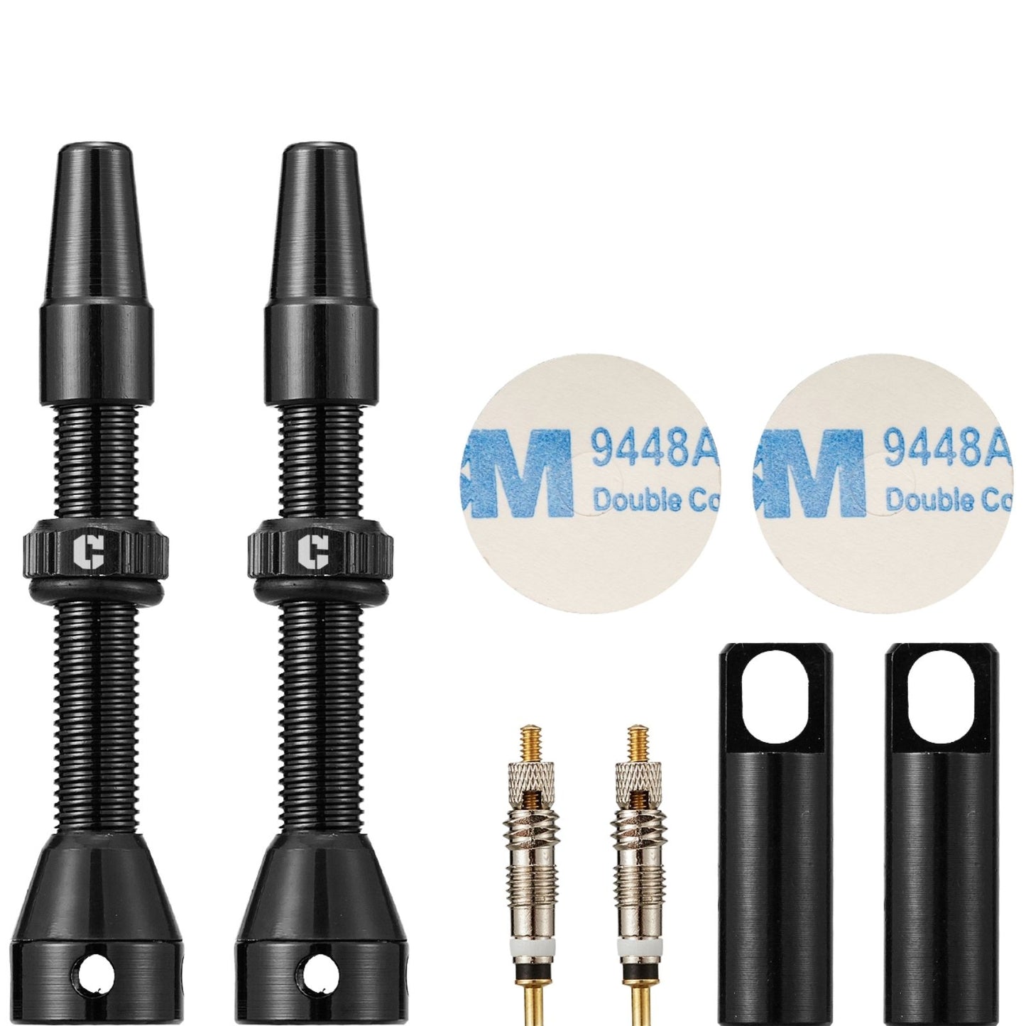 
                  
                    Tubeless Presta Valve Stem 2-Pack - 40mm/44mm/55mm With Valve Core and 2PCS Removal Tool - Corki Cycles
                  
                