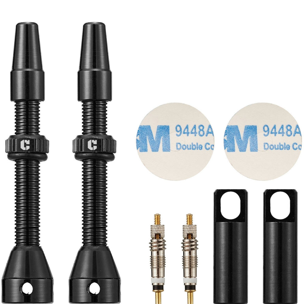 Tubeless Presta Valve Stem 2-Pack - 40mm/44mm/55mm With Valve Core and 2PCS Removal Tool - Corki Cycles