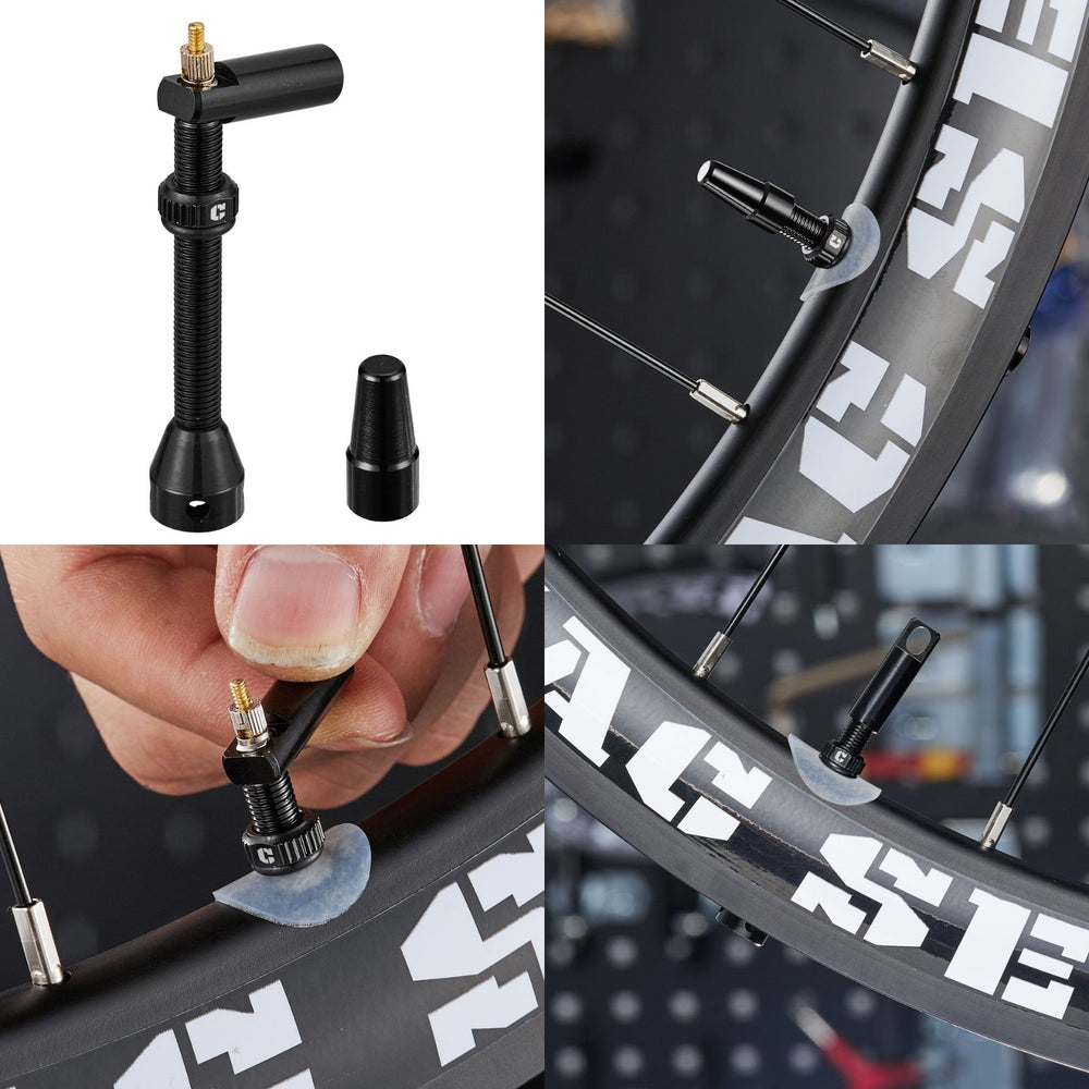 Tubeless Presta Valve Stem 2-Pack - 40mm/44mm/55mm With Valve Core and 2PCS Removal Tool - Corki Cycles