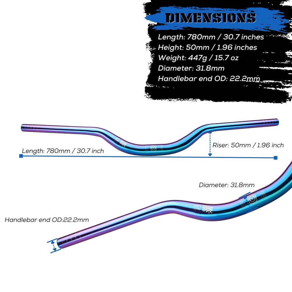 
                  
                    SMPL Simpleton 50mm Rise MTB Handlebar - 31.8mm - Corki Cycles
                  
                