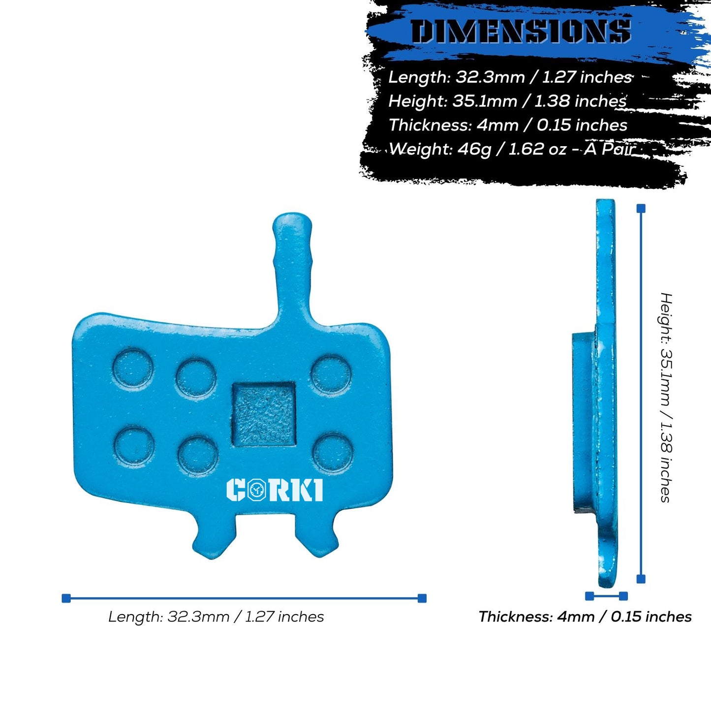 
                  
                    Avid BB7 & Avid Juicy 3, 5, & 7 Disc Brake Pads - Corki Cycles
                  
                
