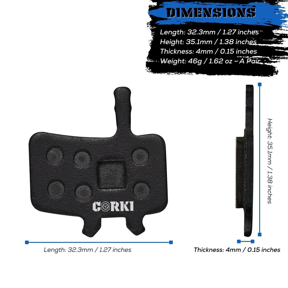 
                  
                    Avid BB7 & Avid Juicy 3, 5, & 7 Disc Brake Pads - Corki Cycles
                  
                