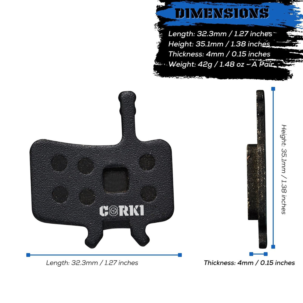 
                  
                    Avid BB7 & Avid Juicy 3, 5, & 7 Disc Brake Pads - Corki Cycles
                  
                