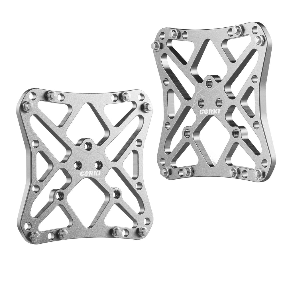Clipless pedal flat best sale adapter
