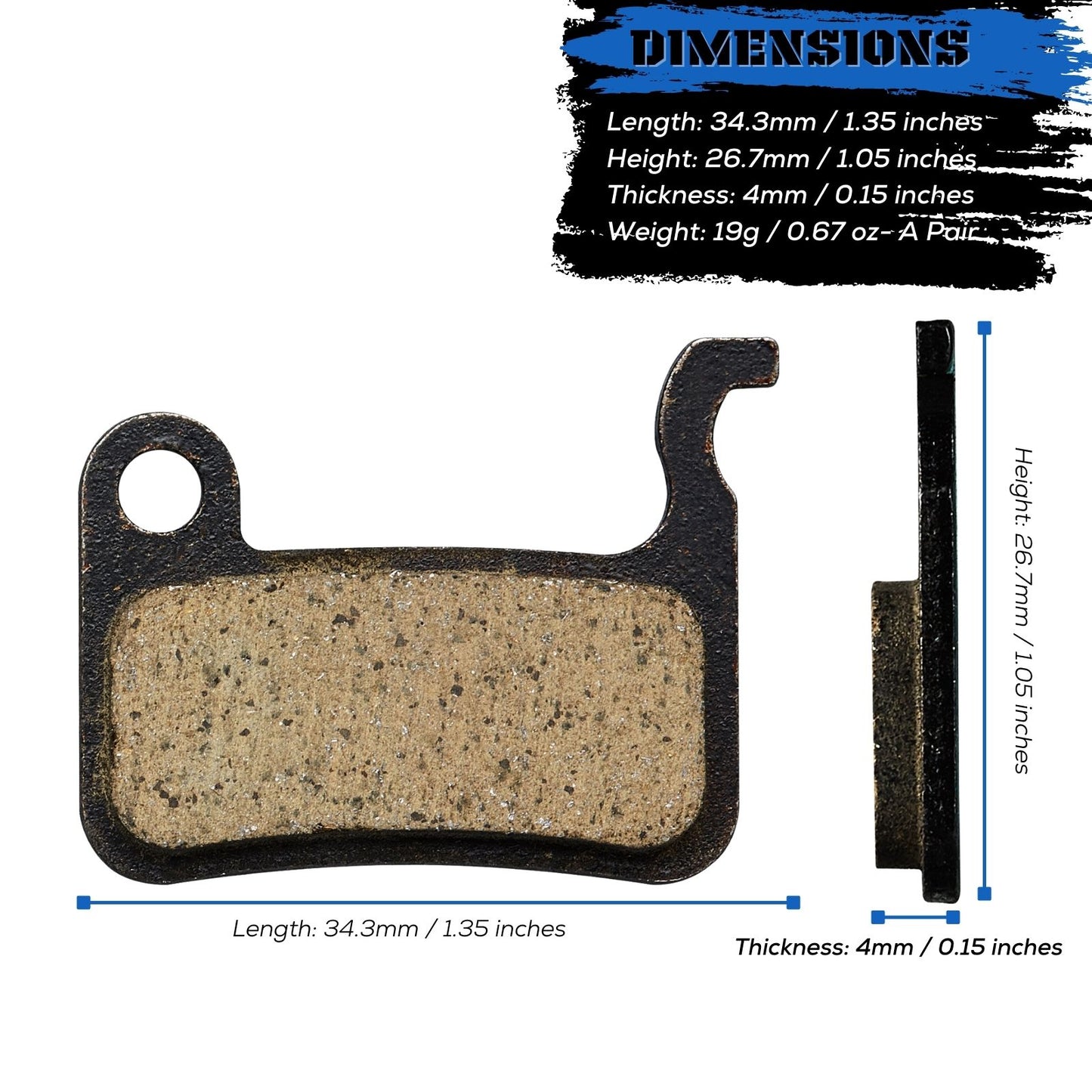 Xt disc brake hotsell pads