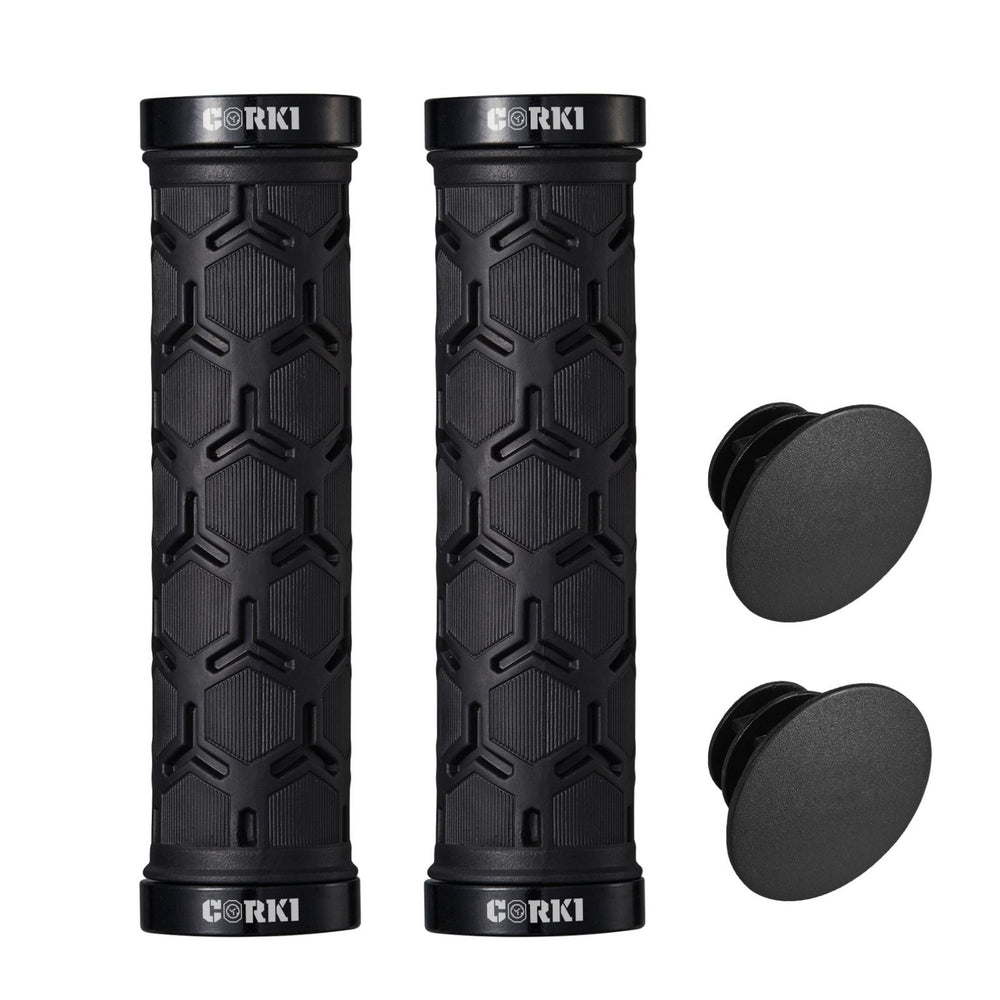 gt bicycle grips Style Black Cushioned Motorcycle - 7/8" BMX BICYCLE GRIPS BLACK /