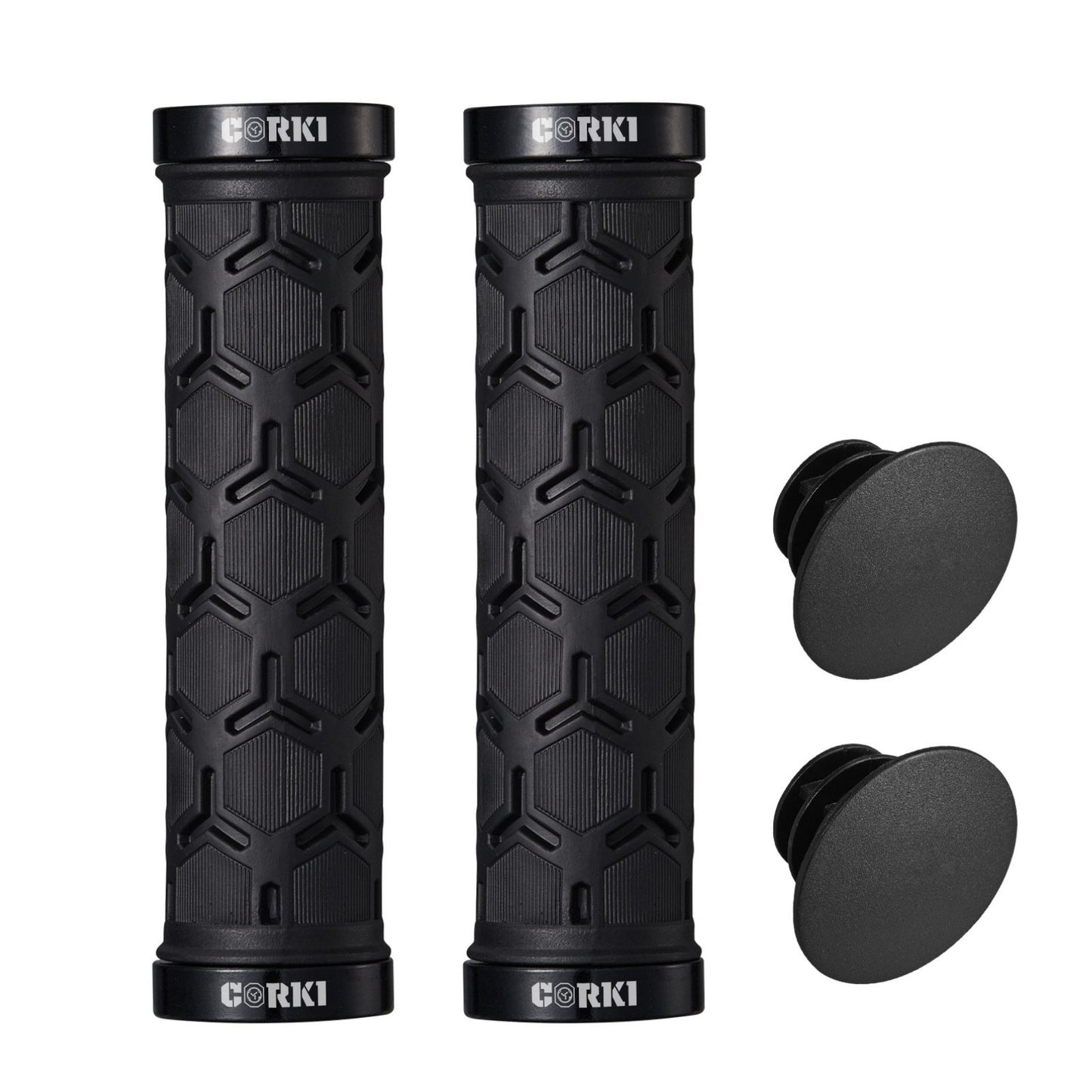 Triad Dual Lock-On Mountain Bike Grips - Corki Cycles