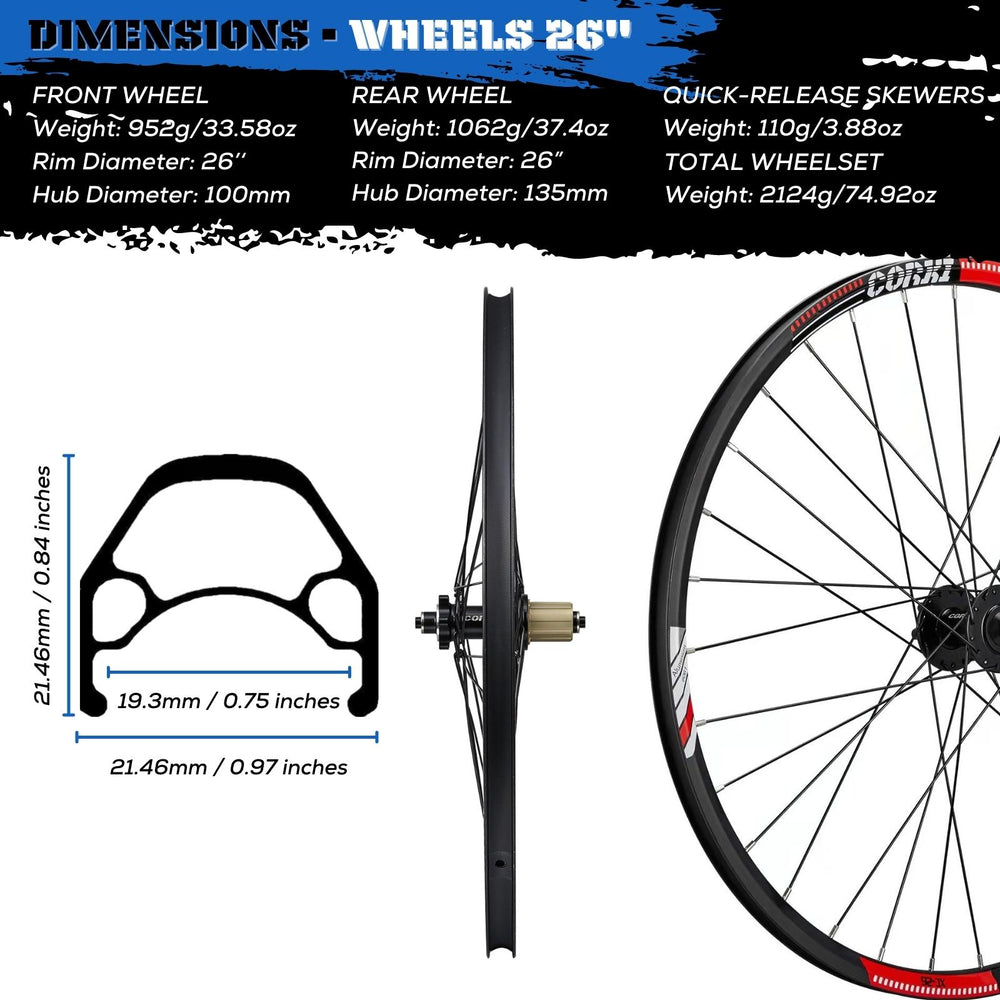 Axle Boost Mountain Bike Wheels Wheel Builder MTB KLWEKJSD